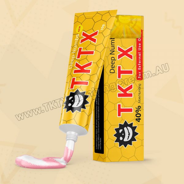 TKTX Yellow 40% Deep Tattoo Numbing Cream