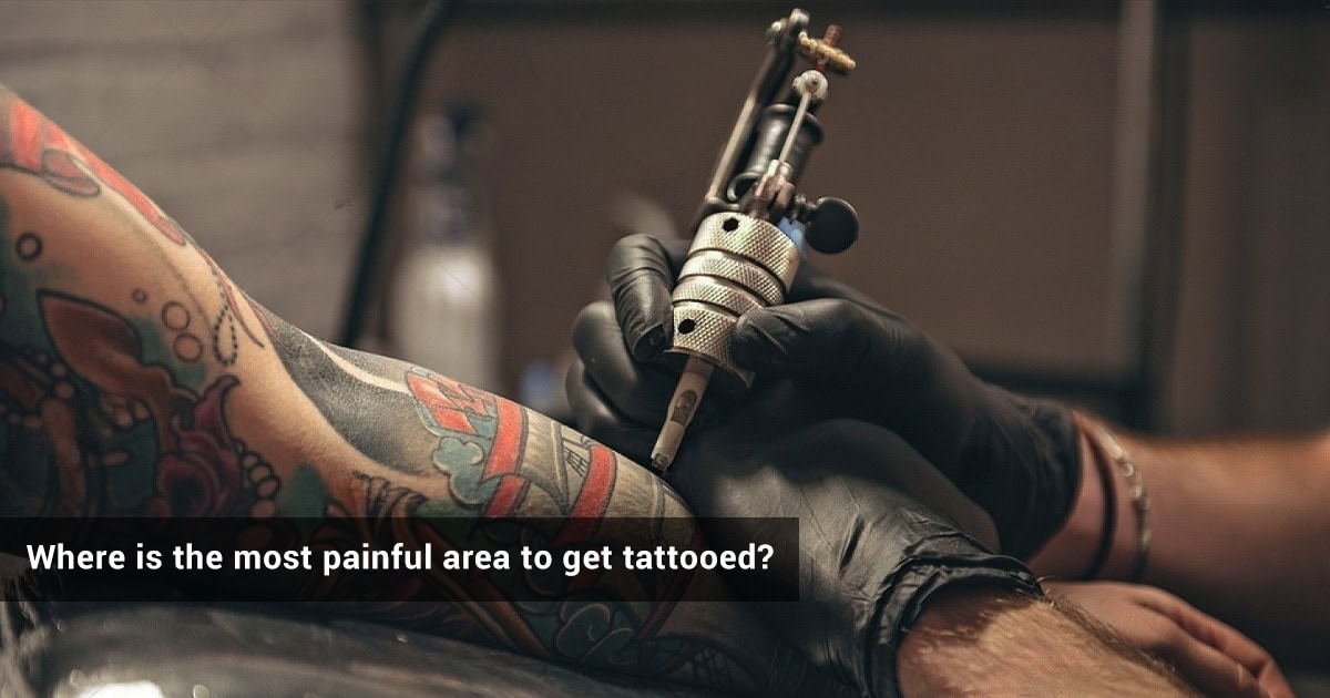 Where is the most painful area to get tattooed?